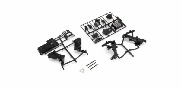 Kyosho Hanging-on Racer Main Frame and Gearbox Set (Yzr500/Black)