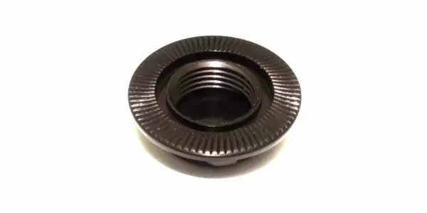 Kyosho 1:8 Inferno Serrated Closed Wheel Nuts (4) Gun Metal – view 2