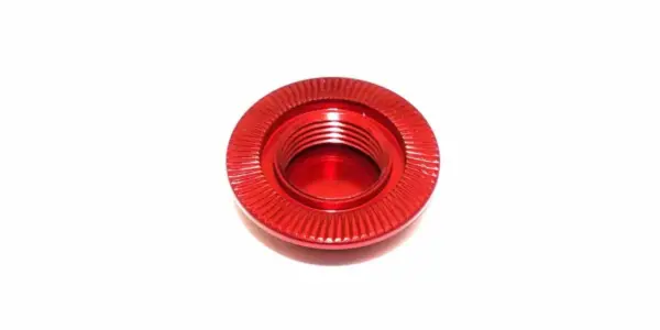 Kyosho 1:8 Inferno Serrated Closed Wheel Nuts (4) Red – view 2
