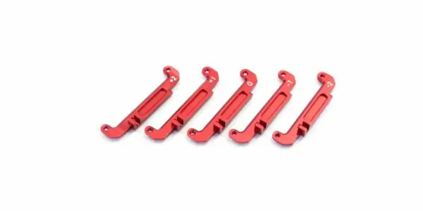 Kyosho Mini-Z Buggy Aluminium Setting Steering Plate Set (5) Red