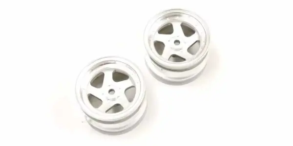 Kyosho Optima Satin Chromed 1.7 Inches 5 Spokes Wheel (2)