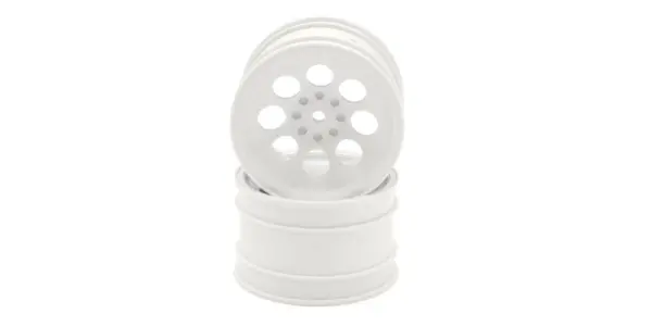 Kyosho Optima White 2.0 Inches 8 Holes Wheel (2)