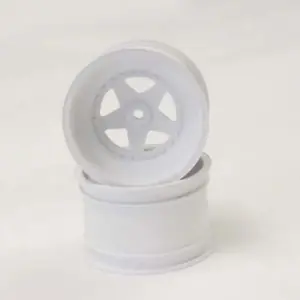 Kyosho Scorpion 2014 White Front Wheel 2.2 Inches (2)