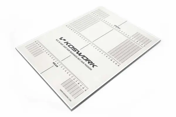 Koswork Pit Setup Board 1:10 Touring (300x400x10mm) Extra Light