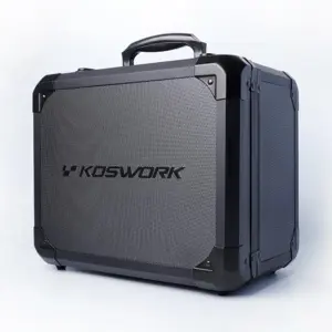 Koswork V2 Mini Black Aluminium Case for Kyosho Mini-Z (300x240x190mm