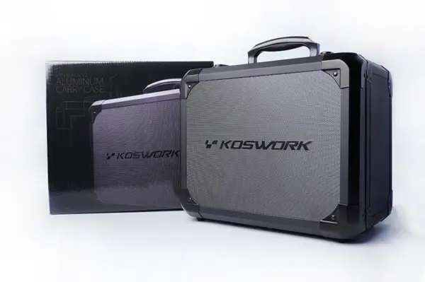 Koswork V2 Mini Black Aluminium Case for Kyosho Mini-Z (300x240x190mm – view 2