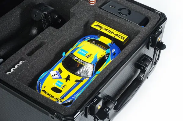 Koswork V2 Mini Black Aluminium Case for Kyosho Mini-Z (300x240x190mm – view 6