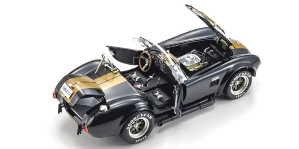 Kyosho 1:18 Shelby Cobra 427 S/C Spider 1962 Black/Gold – view 6