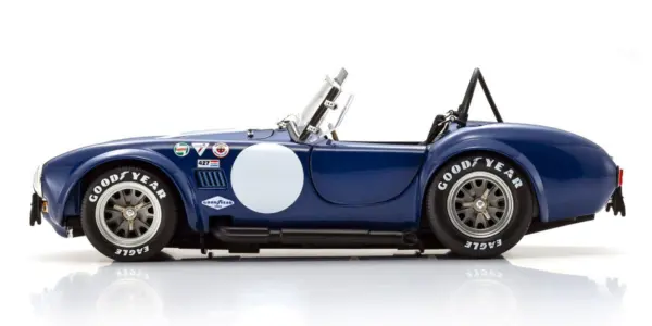 Kyosho 1:18 Shelby Cobra 427 S/C Spider 1962 Blue/White – view 3