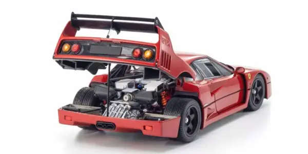 Kyosho 1:18 Ferrari F40 Light Weight Red 1987 Die-Cast Collection – view 5