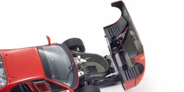 Kyosho 1:18 Ferrari F40 Light Weight Red 1987 Die-Cast Collection – view 6