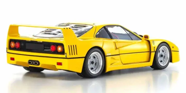 Kyosho 1:18 Ferrari F40 Yellow 1987 Die-Cast Collection – view 2