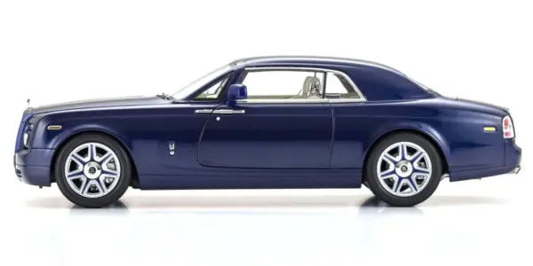 Kyosho 1:18 Rolls-Royce Phantom Coupé 2008 Blue Metallic – view 3