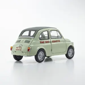 Kyosho 1:18 Fiat Nuova 500 Elaborazione Abarth Record Green Clear – view 2