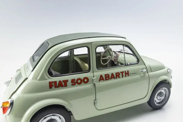 Kyosho 1:18 Fiat Nuova 500 Elaborazione Abarth Record Green Clear – view 5