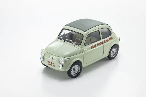 Kyosho 1:18 Fiat Nuova 500 Elaborazione Abarth Record Green Clear – view 8