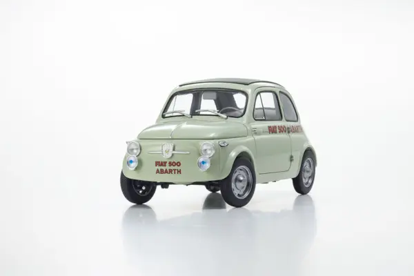 Kyosho 1:18 Fiat Nuova 500 Elaborazione Abarth Record Green Clear – view 9