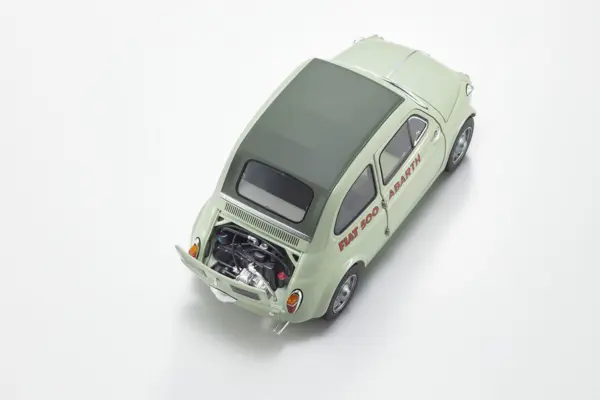 Kyosho 1:18 Fiat Nuova 500 Elaborazione Abarth Record Green Clear – view 11