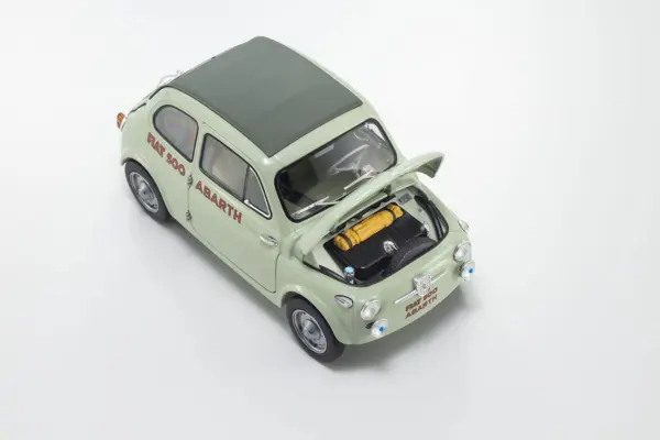 Kyosho 1:18 Fiat Nuova 500 Elaborazione Abarth Record Green Clear – view 12