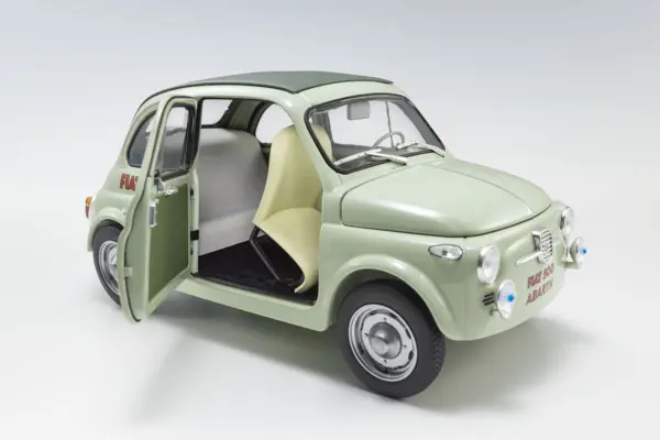 Kyosho 1:18 Fiat Nuova 500 Elaborazione Abarth Record Green Clear – view 13