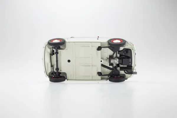 Kyosho 1:18 Fiat Nuova 500 Sport Light Gray/Red Line – view 7