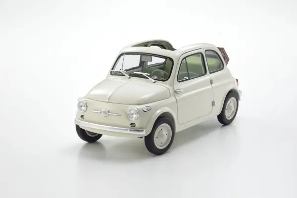 Kyosho 1:18 Fiat Nuova 500 Ivory Accessories Version – view 10