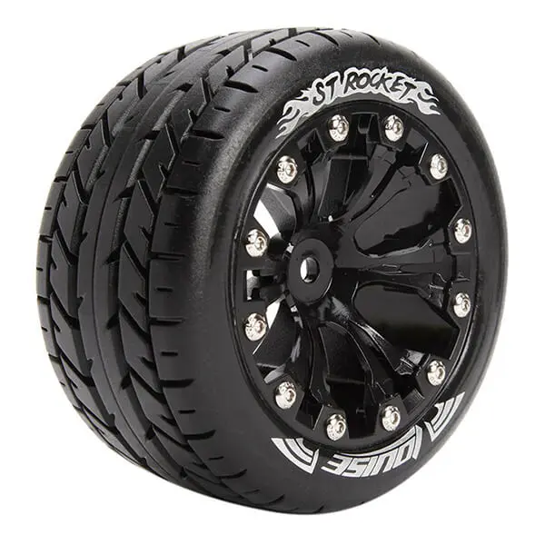 Louise Rc St-Rocket 1/10 Soft Bearing Black Gp Jato 2wd Fr