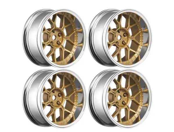 Louise Rc 1/10 Drift 2,4,6,8mm Offset 14-Spoke Wheels Bronze – view 4