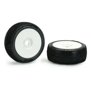 Matrix Neutron Ultra Soft 1:8 Buggy Pre-Glued White Wheels (2)