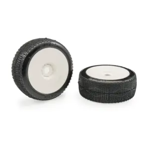 Matrix Nova Super Soft 1:8 Buggy Pre-Glued White Wheels (2)