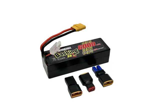 Pink Bashing Lipo 3s 11.1v-6000-50c (Multi) 139x47x39mm 460g – view 4