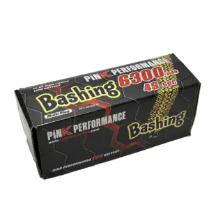 Pink Bashing Lipo 4s 14.8v-6300-50c (Multi) 139x47x49mm 600g – view 2