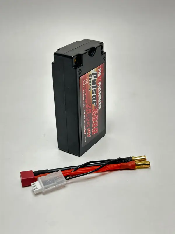 Pink Pulsar Shorty Lipo 2s 7.6v-6000-130c (5mm) 96.5x47.7x26mm 225g – view 4