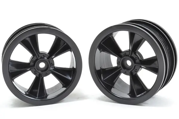 RPM "N2o" Gloss Black Resto Mod Sedan Wheels – view 2