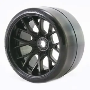 Sweep VHT Crusher Slick Belted Tyre Black 17mm Wheel 1/2 Offs