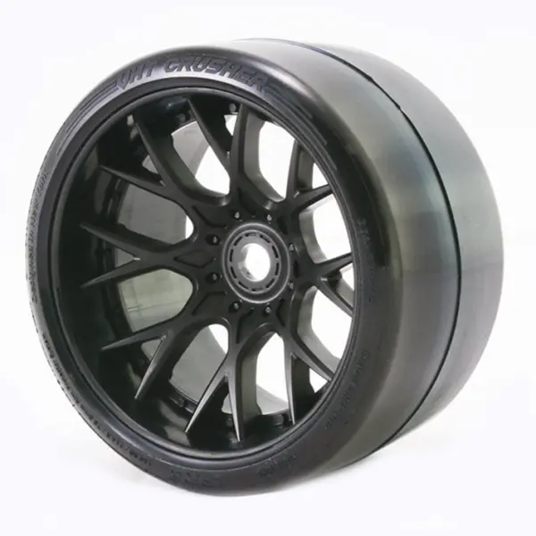 Sweep VHT Crusher Slick Belted Tyre Black 17mm Wheel 1/2 Offs