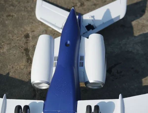 Xfly Twin 40mm J-65 Edf Business Jet PNP - Blue – view 4