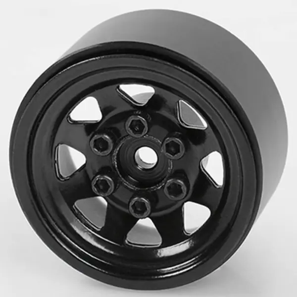 Rc4wd Stamped Steel 1.0" Stock Beadlock Wheels (Black)