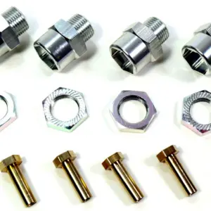 1:10 Alu. 12mm to 17mm extension rims hub (+15mm)