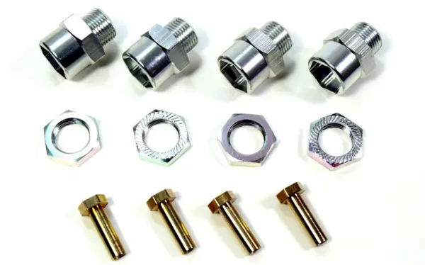 1:10 Alu. 12mm to 17mm extension rims hub (+15mm)