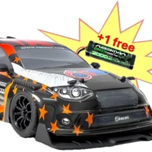 1:10 EP On-road "Aero-X" brushed 4WD RTR + NiMH 2000mAh – RC Car