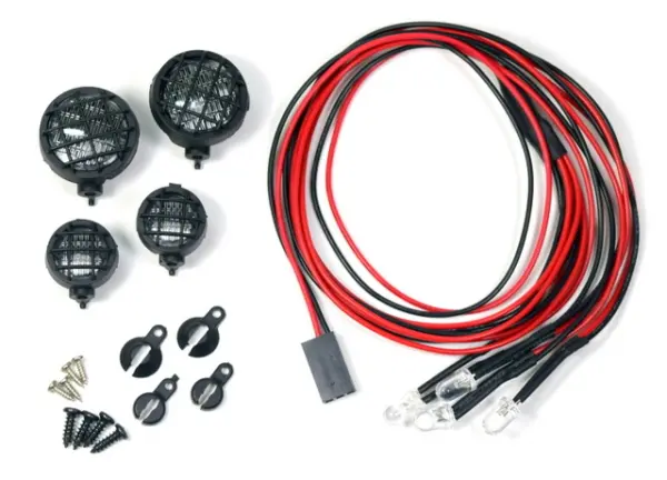 1:10 LED Rally Light Set - round (4)