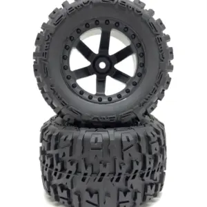 1:10 Monster Truck Wheel Set black (2)