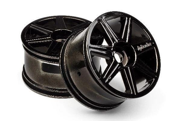 HPI Racing 7 Spoke Black Chrome Trophy Truggy Wheel – view 3