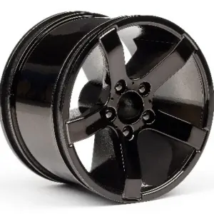 HPI Racing Bullet Mt Wheels Black Chrome (Pr) – view 2