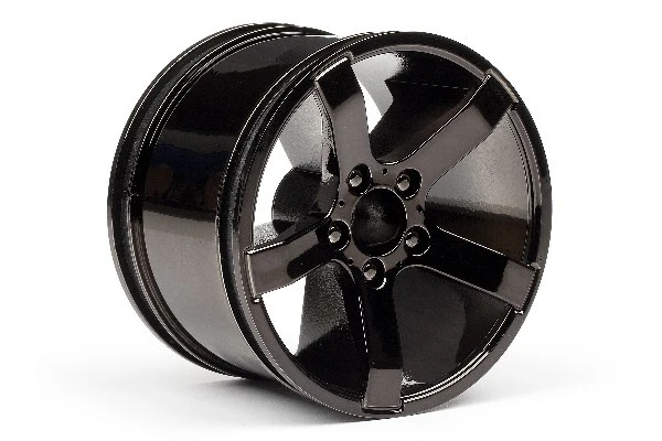 HPI Racing Bullet Mt Wheels Black Chrome (Pr) – view 2