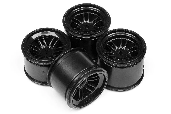 HPI Racing Ft01 Wheel Set (Black/Front 2Pcs/Rear 2Pcs) – view 3