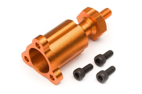 HPI Racing Aluminum Wheel Hub Right (Orange) – view 2