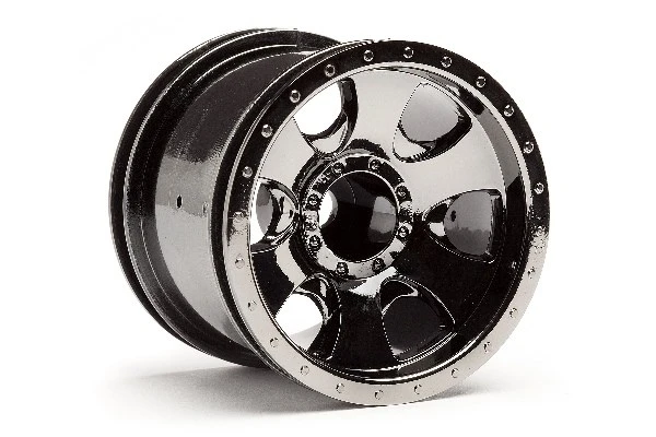 HPI Racing Warlock Wheel Black Chrome (2.2In/2Pcs) – view 2