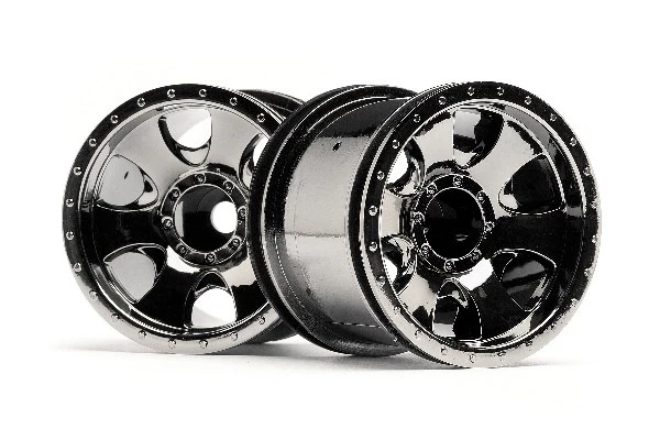 HPI Racing Warlock Wheel Black Chrome (2.2In/2Pcs) – view 3